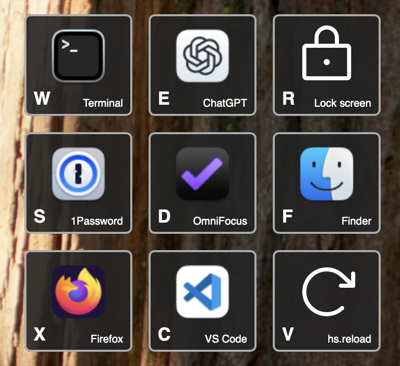 A screenshot of GridCraft in action